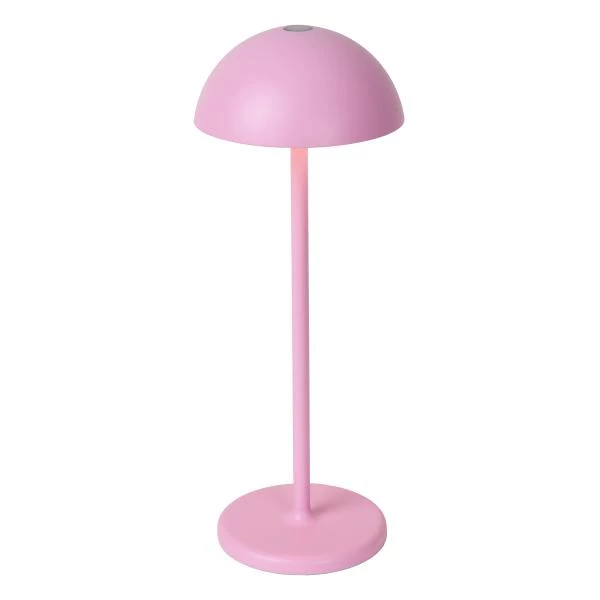 Lucide JOY - Rechargeable Table lamp Outdoor - Battery - Ø 12 cm - LED Dim. - 1x1,5W 3000K - IP54 - Pink - detail 1